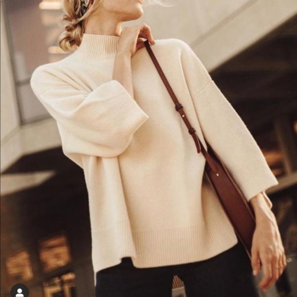 baldwin Sweaters - Baldwin Winona Baby Yak Wool Mock Sweater